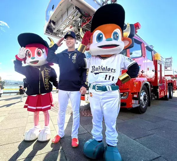 【オリックス】才木海翔がレスキュー隊のような「失敗しない男」を目指す「負けなしでいきたい」…２年連続で出初め式に参加