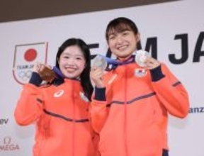 【五輪】最年少１７歳で銅メダル・中井亜美「ニュースを見て、実感がわいてきた」世界選手権へ「細かいミス直す」…一夜明け会見