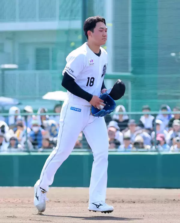 【ロッテ】ドラフト１位・石垣元気が１回途中３失点デビュー　ファームの日本ハム戦で最速１５６キロ