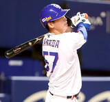 「【中日】ドラフト６位・花田旭がプロ初本塁打　待望の初アーチはチームのホームランウイング１号」の画像1