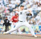 「【ロッテ】八木彬が１球で勝利！球団７年ぶり８人目の珍記録　２番手で登板→初球併殺打でピンチを切り抜ける　早くも４勝目！」の画像1