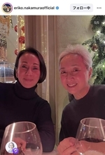 ミラノ移住の中村江里子アナ、同期アナと南仏で再会！「物凄い２ショット」「感慨深い」「いつまでも素敵なお二人」