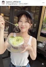 「目がきゅるきゅるすぎる」篠崎彩奈、帽子×ノースリで夏らしさ全開！「可愛いに決まってるやん」