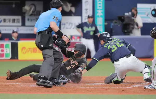 【阪神】セーフティースクイズ失敗で勝ち越し点を奪えず　三塁走者の大山悠輔が本塁憤死