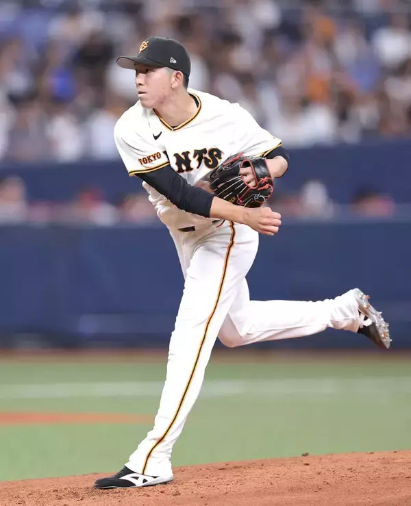 【巨人】戸郷翔征が５回に度会隆輝に勝ち越しソロを被弾　左太もも裏肉離れからの１軍復帰戦