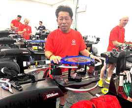 ２００７年１本→２０１４年５６本に　錦織圭のラケットにストリングスを張り続けた細谷理氏が思い出を語る