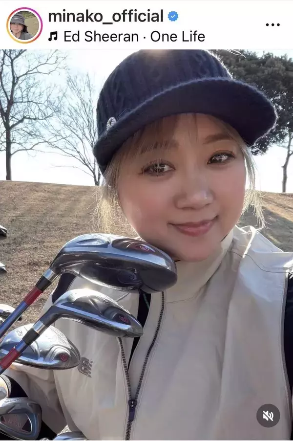 ビッグダディ元妻・美奈子　雰囲気ガラリ！瞳キラッキラの現在の姿…ゴルフ初フルラウンドのスコアも公表
