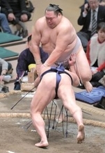 友風が新入幕で初日から８連敗の羽出山に負けて６敗目　「やりにくい？　当然です。自分が全敗だったら思い切って行くので」