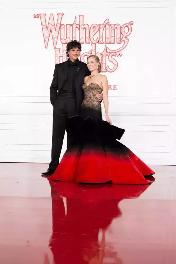 映画「嵐が丘」ワールドプレミアをＬＡで開催　マーゴット・ロビーが日本のファンへ「バレンタインデーにぴったりの映画」