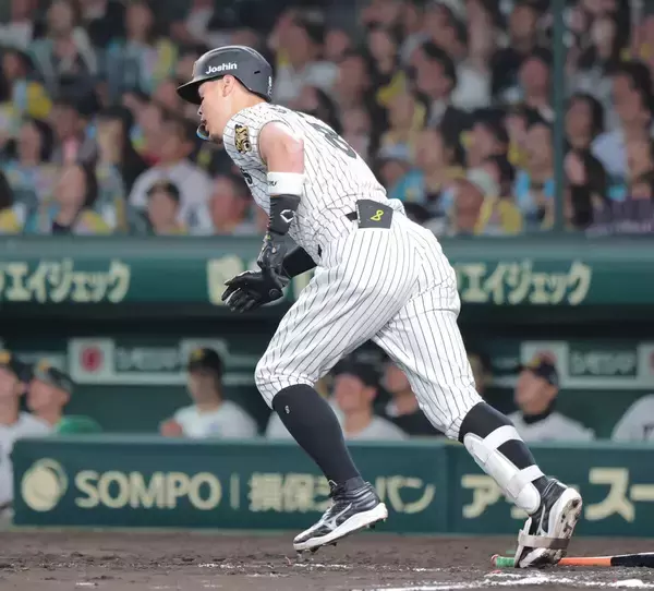 【阪神】佐藤輝明、広島・栗林良吏に４打数無安打「いいピッチャーなので…」今季対戦打率は１割に
