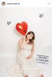 「第１子妊娠中の元「アイドリング」２９歳、ふっくらお腹のマタニティーフォト公開「夫よありがとう」…２４年に結婚した倉田瑠夏」の画像1