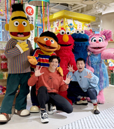 【阪神】湯浅京己はエルモ好き「ＵＳＪたまに行くんですけど…」セサミストリートマーケットのイベントに参加