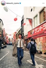 竹内涼真「みんなありがとう」最終回迎えたドラマの舞台を歩く姿をアップ　“ロス”の声も「勝男最高でした」