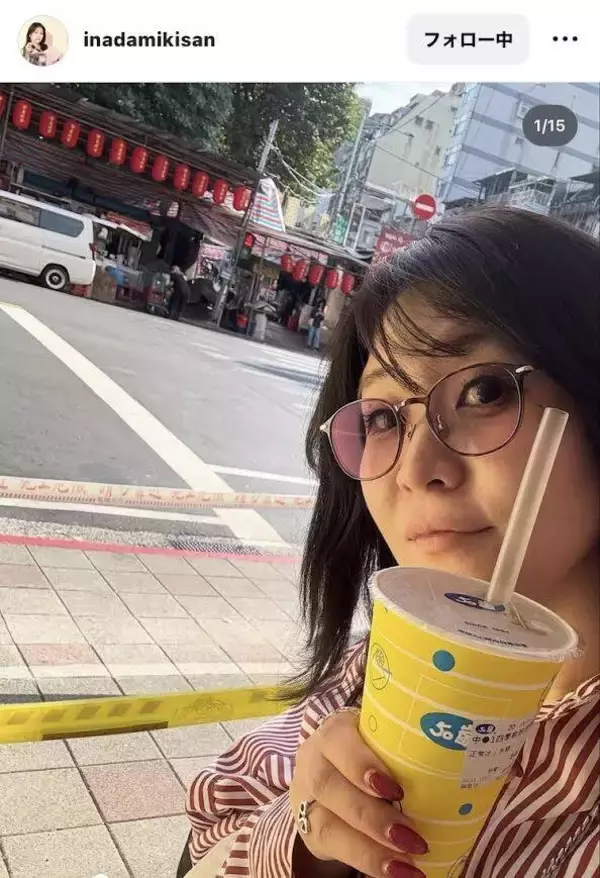 紅しょうが・稲田美紀「魯肉飯３」サングラス姿で台湾一人旅！「鬼可愛い」「１人でとかカッコ良すぎる」の声