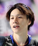 「【五輪パレード】旗手を務めたスピードスケート森重航が出発前に挨拶「みんなで楽しんでいけたら」」の画像1