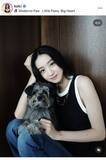 「Ｋｏｋｉ，愛犬を抱っこ！「ポワポワで元気いっぱいなビビちゃん」」の画像1