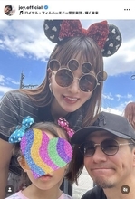 「最高の妻であり最高の母」ＪＯＹ、３７歳美人妻の誕生日を祝福！誕生日ケーキは“キティちゃん”「可愛過ぎて…」