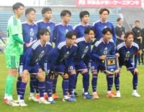 Ｕ―２２日本代表、Ｕ―２１オール茨城と対戦…前試合直接ＦＫ弾の川合徳孟、主将・大関友翔、市原吏音らが先発
