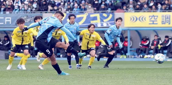 【Ｊ１百年構想リーグ】川崎・ＦＷエリソンが今大会J１ハットトリック第１号！　前半２５分までに３得点