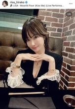 ５５歳信じられない！現在の姿に衝撃「りちゃ様お美しい」「アン・ハサウェイ似」モデルの平子理沙