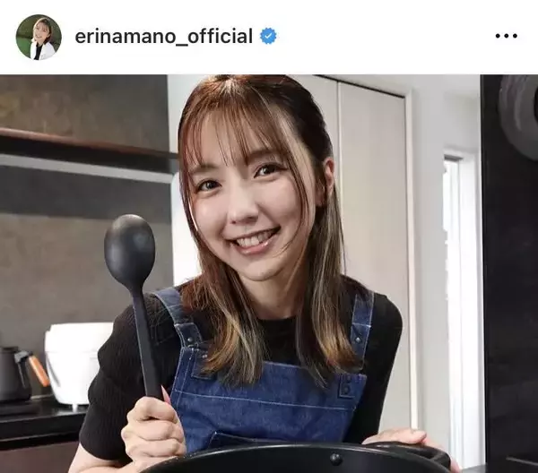 夫は元サッカー日本代表「家でこんな料理が」「豪華」真野恵里菜の手料理がすごい！「岳さんうらやましい」