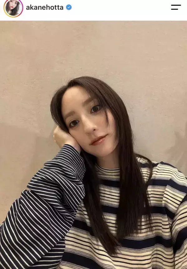 「わからなかった！」３３歳人気女優、印象ガラリ「お、お強い…」「綺麗なお顔」「盛れてますね」結婚から２年…堀田茜