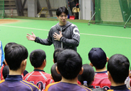 【巨人】松本剛が札幌市内で野球教室「楽しさは忘れずにいてほしい」野球少年・少女にメッセージ