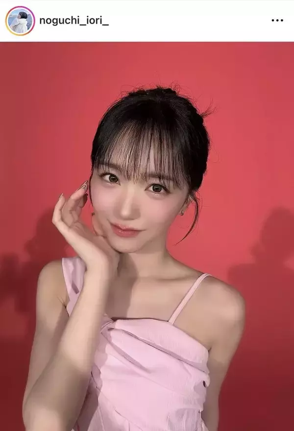 ＝ＬＯＶＥ・野口衣織、印象ガラリのメイク姿「トキメキを感じました」メンバーとモデル就任に「光栄です…！！」