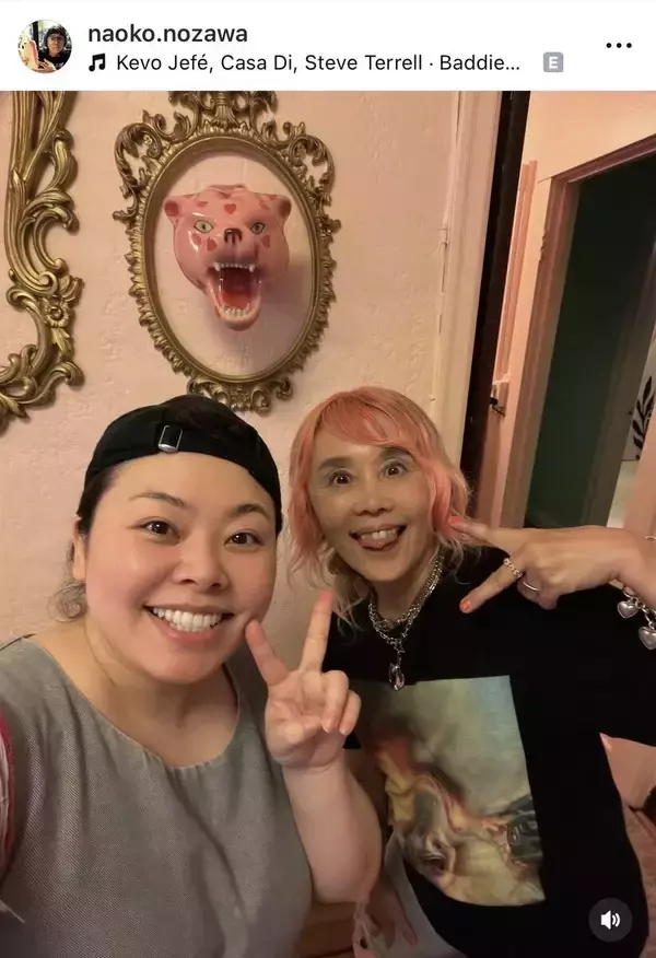 再婚した６３歳女性タレント、渡辺直美と最新姿「日本の誇り」「大好きな２人」年下夫とラブラブの野沢直子