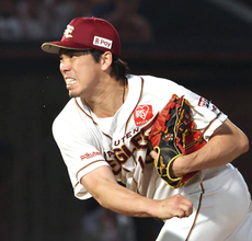 【楽天】前田健太が完全復活！ＮＰＢ１２年ぶり完封逃すも今季最長８回２／３を１失点で２勝目　投打かみ合い２連勝