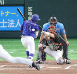 「【中日】村松開人と石伊雄太が死球で途中交代　主力２人の負傷に井上一樹監督「きついな。勘弁してほしい」と頭抱える　チームはサヨナラ負けで借金１９に」の画像1