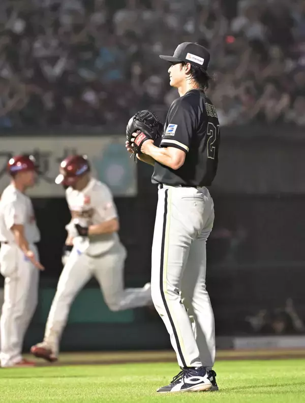 【オリックス】ダメージ大　前日３２球の山崎颯一郎が連投で本塁打浴びる…１点差の７回に　辰己には３試合連続被弾