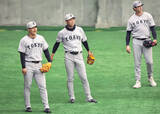 「【巨人】三塁に坂本勇人、ダルベック、石塚裕惺…１軍全体練習シートノック」の画像1