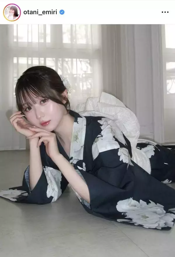 イコラブ・大谷映美里、大人の浴衣ショットをアップ！