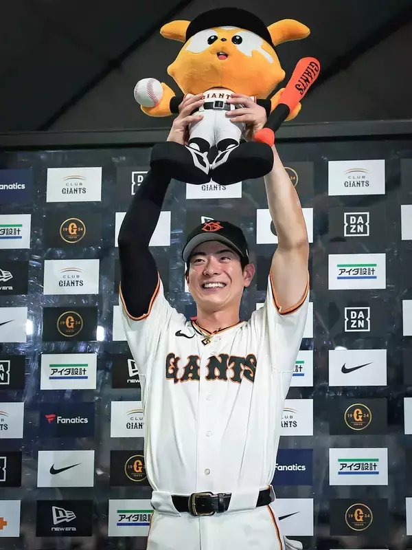 【巨人】「ここに早く立ちたいと」ジャイアンツファンだった松本剛　東京ドーム初お立ち台に「すごく光栄」