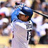 「大谷翔平のヒット性の打球が…エンゼルス・アデルが好捕　本拠地ため息　１０連戦ラストに２戦連発１２号の期待」の画像1