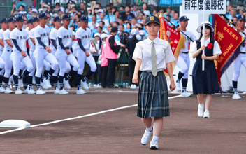 【甲子園】部員ゼロからつかんだ聖地切符「野球の神様はいるんだな」三田・山田優菜マネジャー開会式先導役に感激
