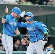 【日本ハム】「守備職人」奈良間大己が平良撃ち逆転２ラン　１５３キロを左中間へ　新庄采配ズバリ