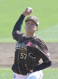 「【楽天】 滝中瞭太が２３日の先発マウンドへ　１３日に登録抹消　今季１勝１敗、防御率１・１３」の画像1