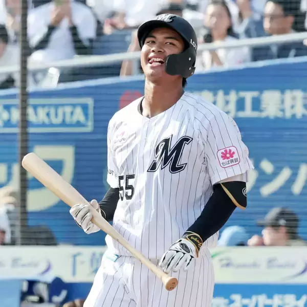 【ロッテ】ドラフト４位・桜井ユウヤがプロ初打席で空振り三振