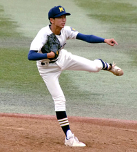【高校野球】光陵が１回戦突破　元阪神の大和コーチが見守る前で８安打７得点 　エース山口は９回１３６球の熱投を披露
