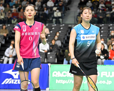 【バドミントン】女子ダブルス・五十嵐有紗、志田千陽組が１４日開幕のジャパンＯＰ欠場発表　志田の状態不良で
