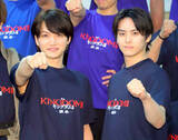 「舞台「キングダム」の続編が今夏開幕　ダブルキャストの三浦宏規＆高野洸が意気込み語る「再演ではない、続編に価値がある」」の画像1
