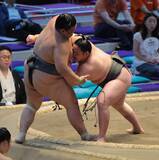 「右膝の大けがから復帰２場所目の三田、無傷の４連勝で勝ち越し　同級生の生田目には「常に鼓舞してもらって、いい刺激」」の画像1