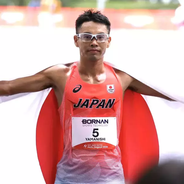 【陸上】世界記録保持者の山西利和が銀メダル　周回遅れに笑顔なし　「悔しいというのが正直なところ」　ハーフマラソン競歩…アジア大会