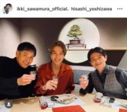 話題ドラマで“馬主”演じる沢村一樹、“秘書＆息子”と３ショット…最終回直前に「まだまだ観たい」「貴重な３ショット」