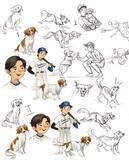 「大谷翔平初の絵本が発売　イラスト担当が語る制作の裏側「緊張しました」主人公のデコピンは「遊び心」を重視…貴重な下描き、ラフ画も公開」の画像1