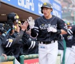 【ソフトバンク】ギータがホームランゾーン新設の楽天モバイル１号　「ホームランになって良かったです」　