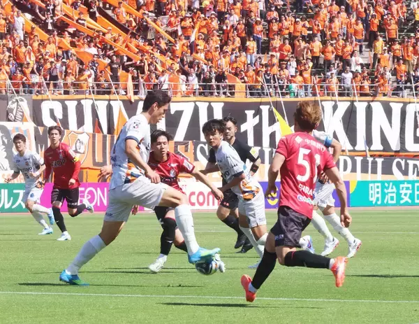 【Ｊ１清水】今季初の４連勝ならず…アウェーで岡山に０－２完敗