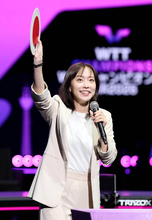 【卓球】石川佳純さん、会場で女子決勝を戦う張本美和と陳幸同にエール「最高のプレーを楽しみにしています」 食の大切さも語る…ＷＴＴチャンピオンズ横浜